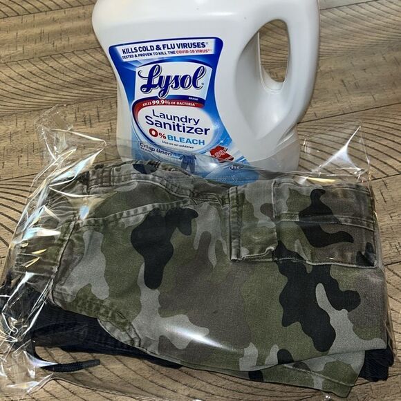 2 pairs of Kids 4 drawstring👖👖Camo & Corduroy Cat 🐈‍⬛ Jack Cotton Spandex - Picture 17 of 17